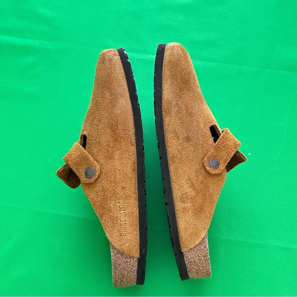 Birkenstock’s Boston soft footbed mink suede clogs Size 43 Men's 10 - Picture 4 of 16